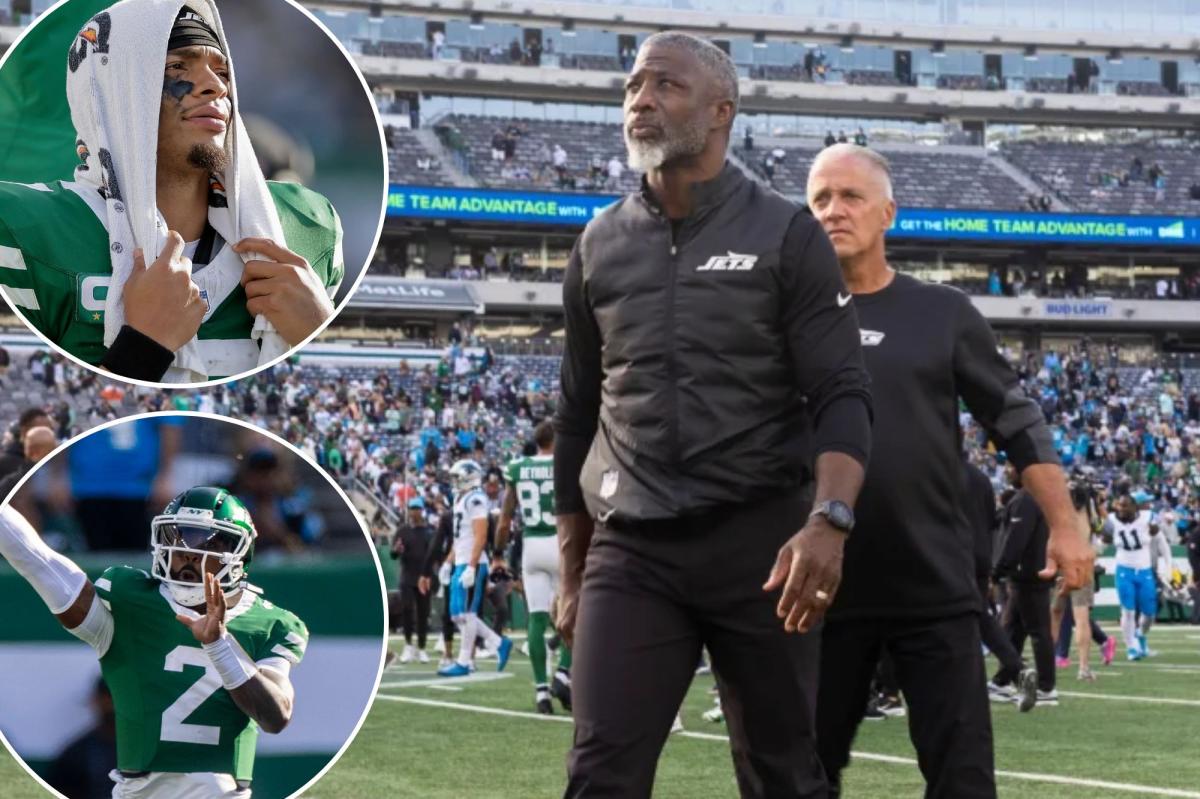 Aaron Glenn tight-lipped on Jets' Justin Field-Tyrod Taylor call