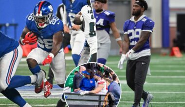 Giants in desperate need to see life after Cam Skattebo