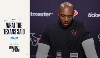 What The Texans Said Following Their 27-19 Loss Vs. The Seahawks