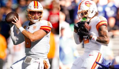 Buccaneers' Baker Mayfield, Emeka Egbuka continue making history