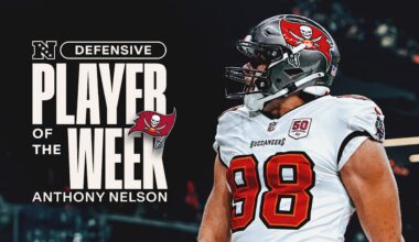 Buccaneers Anthony Nelson & Chase McLaughlin win NFC Player of the Week Honors