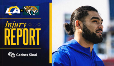 Wide receiver Puka Nacua and offensive lineman Rob Havenstein ruled out