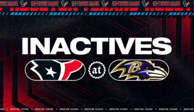 Inactives: Week 5