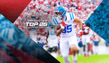 Tomorrow's Top 25 Today projects college football rankings entering Week 10