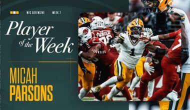 Micah Parsons named NFC Defensive Player of the Week