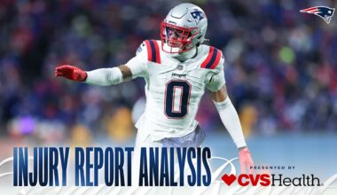 Patriots Rule Out Three Defenders, CB Christian Gonzalez Questionable for Week 6 vs. the Saints 