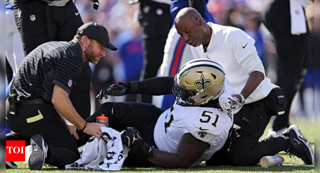 Saints lose guard Cesar Ruiz for 4-6 weeks with high-ankle sprain: Report | NFL News