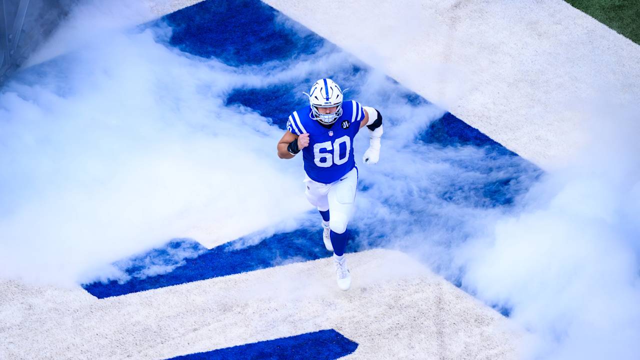 From an undersized, small-town recruit to starting on NFL's top offense, Colts center Tanor Bortolini continues to embrace the grind