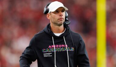 Cardinals fine head coach Jonathan Gannon $100K for sideline altercation; NFL will not take action