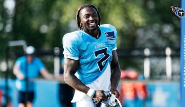 Titans Activate RB Tyjae Spears from Injured Reserve, Place S Mike Brown on Injured Reserve