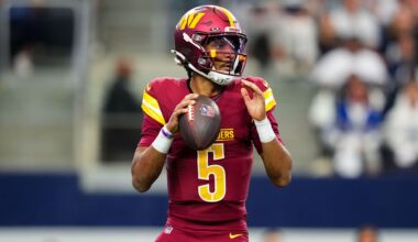 Commanders QB Jayden Daniels avoids serious hamstring injury, but status unclear for Week 8