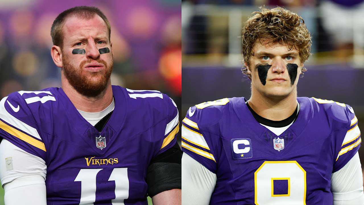 Vikings to start QB Carson Wentz on Thursday vs. Chargers with J.J. McCarthy (ankle) 'not there yet'