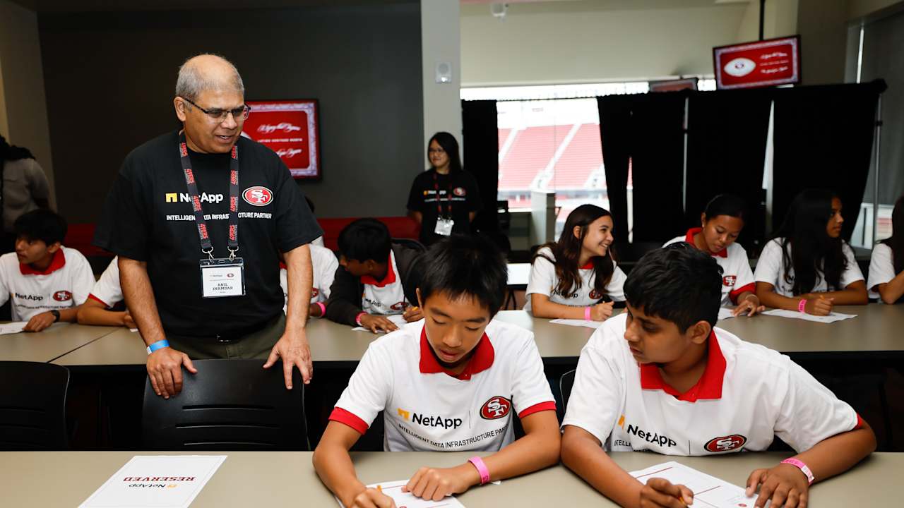 49ers Foundation and NetApp Launch Data Science Education Partnership