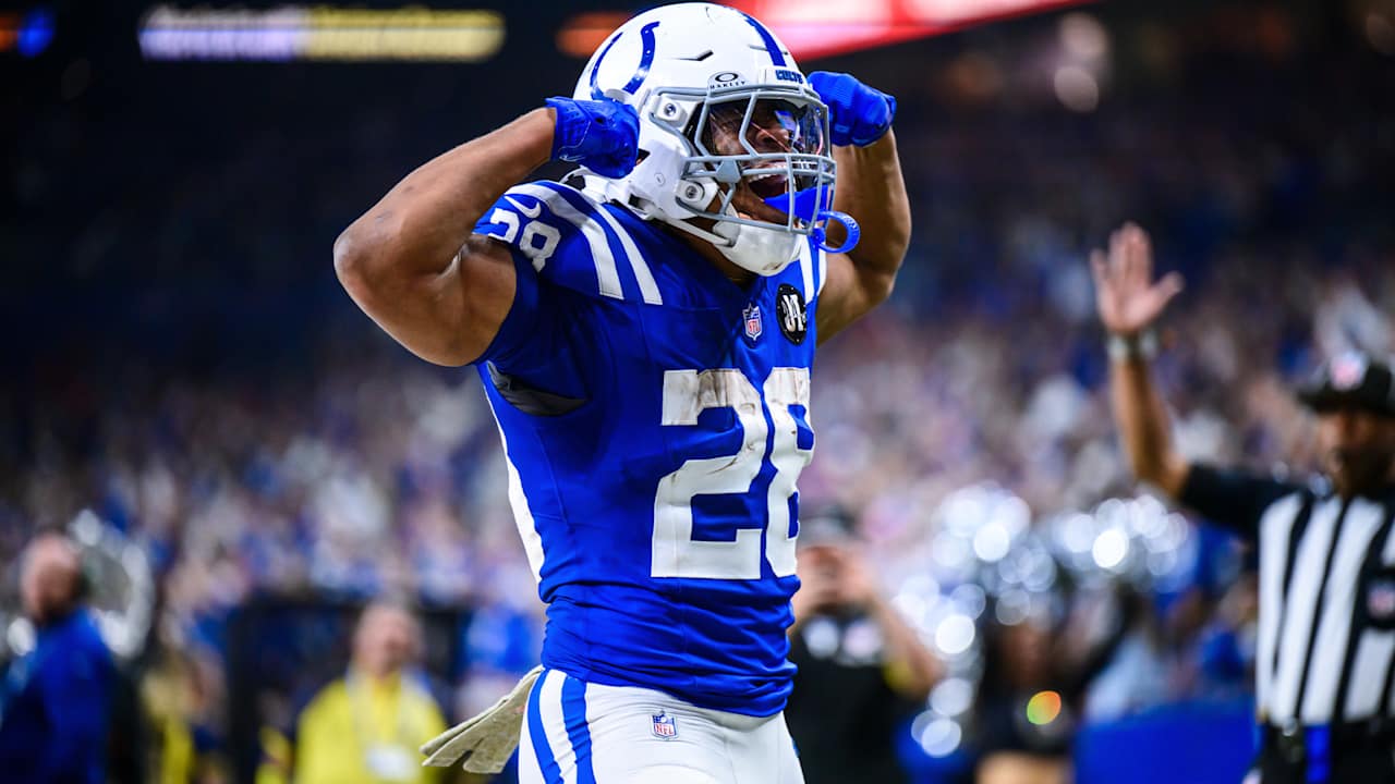 Jonathan Taylor nominated for Week 8 FedEx Ground Player of the Week