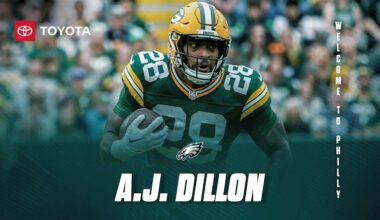 Eagles, A.J. Dillon agree to terms on one-year deal