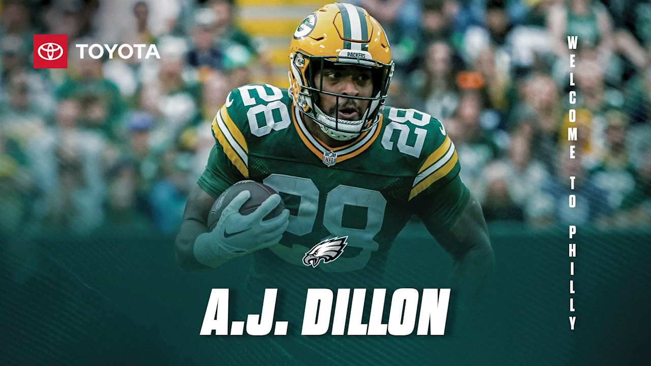 Eagles, A.J. Dillon agree to terms on one-year deal