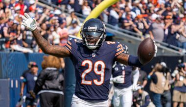 Bears to be without starting CBs Stevenson, Gordon vs. Ravens