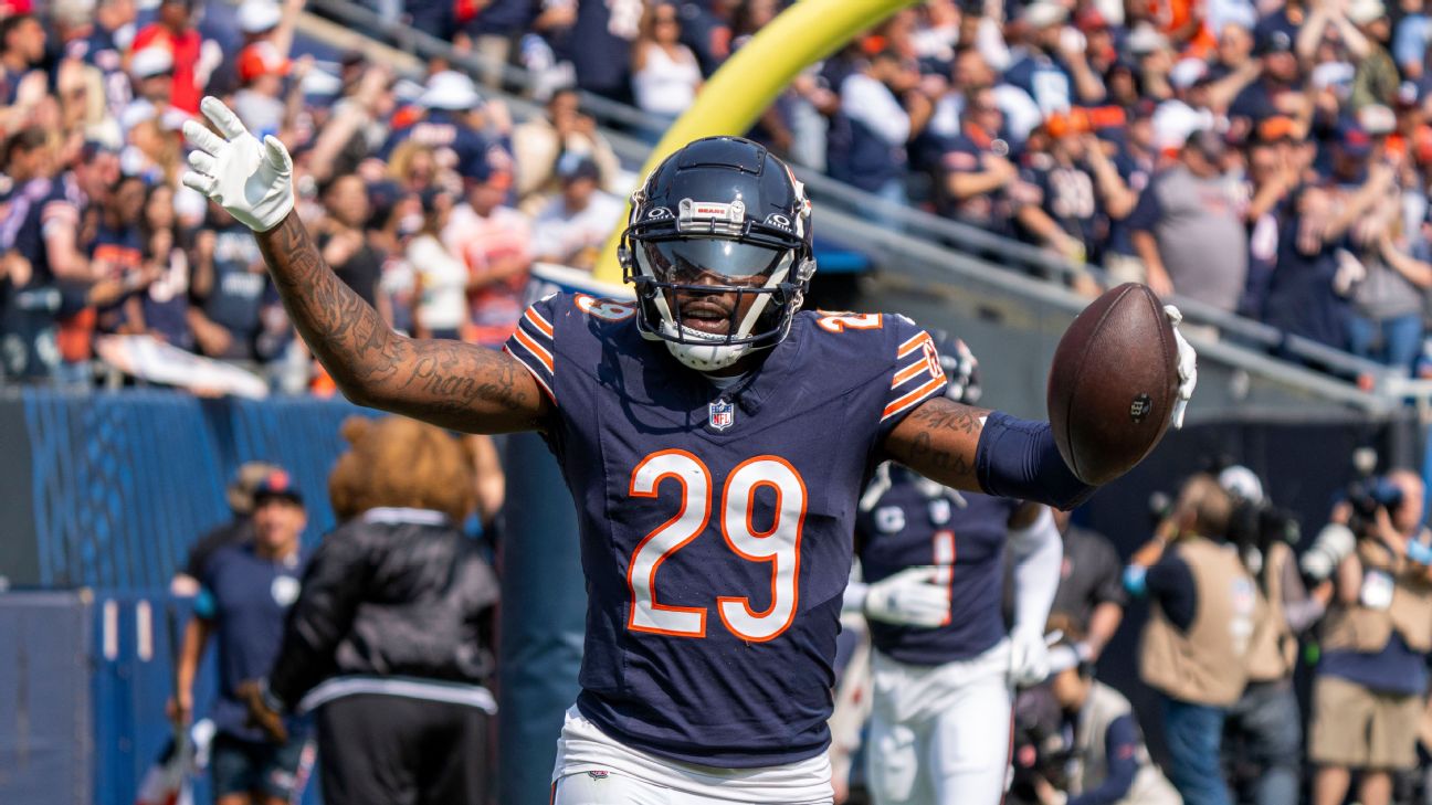 Bears to be without starting CBs Stevenson, Gordon vs. Ravens