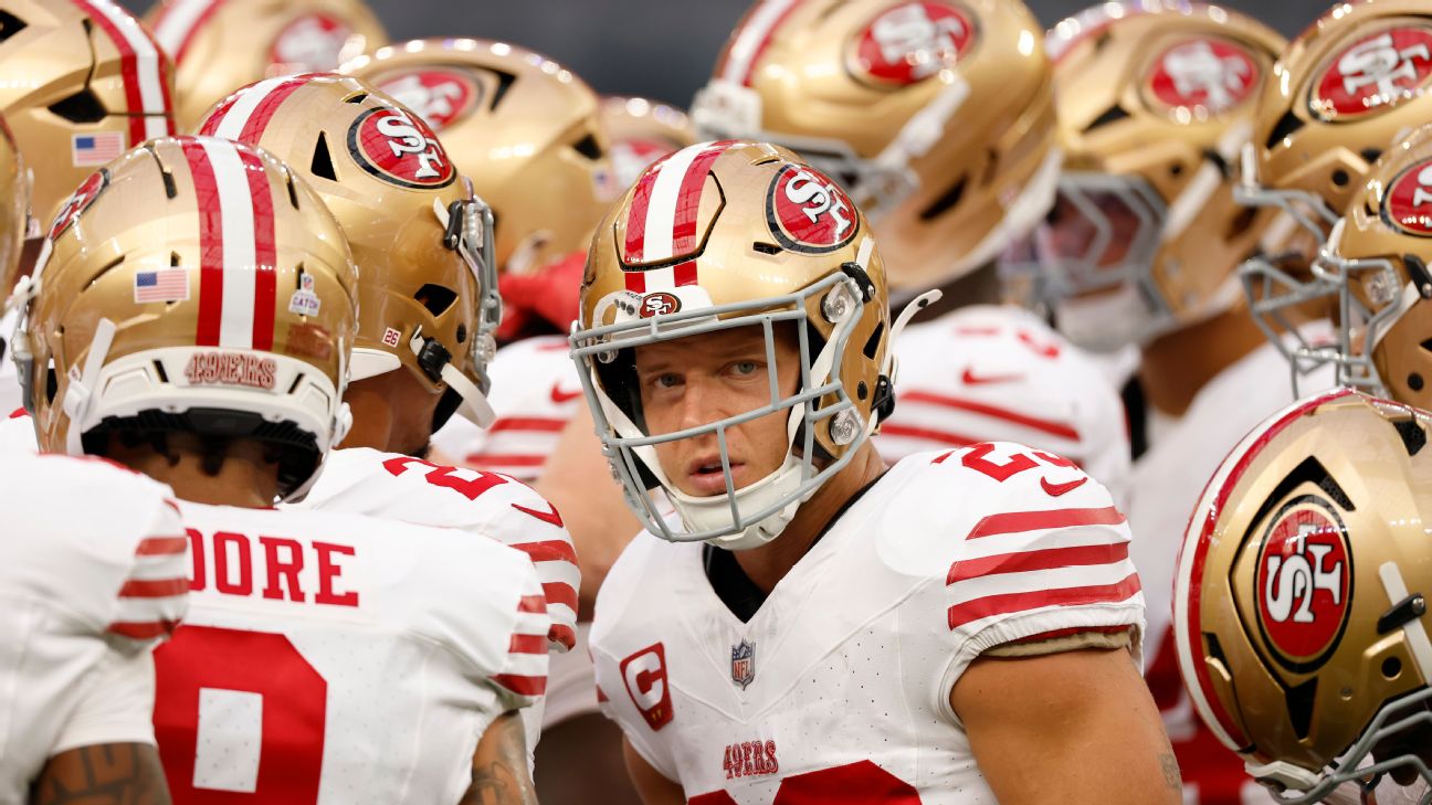 The 49ers run game is dormant but Christian McCaffrey is not
