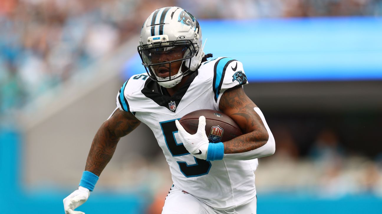 Panthers RB Hubbard out, Dowdle gets shot vs. Cowboys