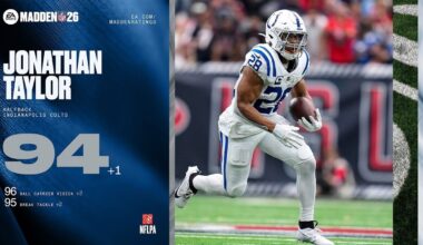 Colts, Seahawks lead Madden NFL 26 Week 7 ratings update