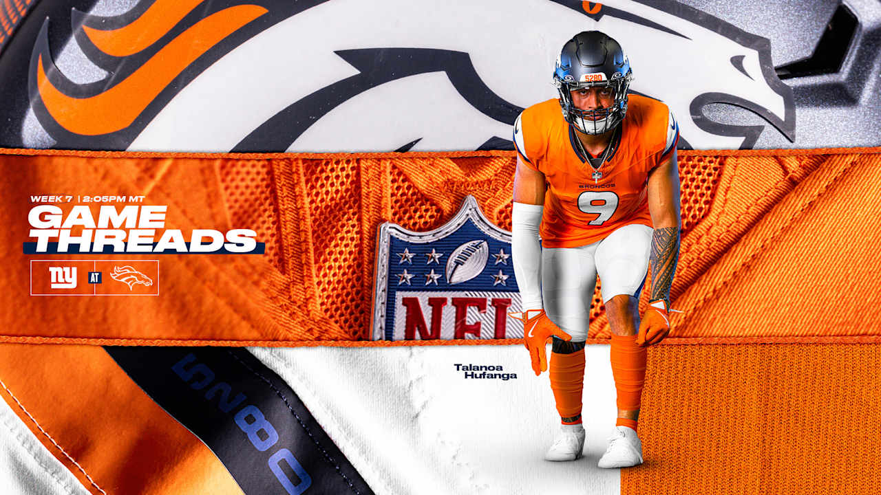Broncos to wear Sunset Orange jerseys, Summit White pants for Week 7 game vs. Giants