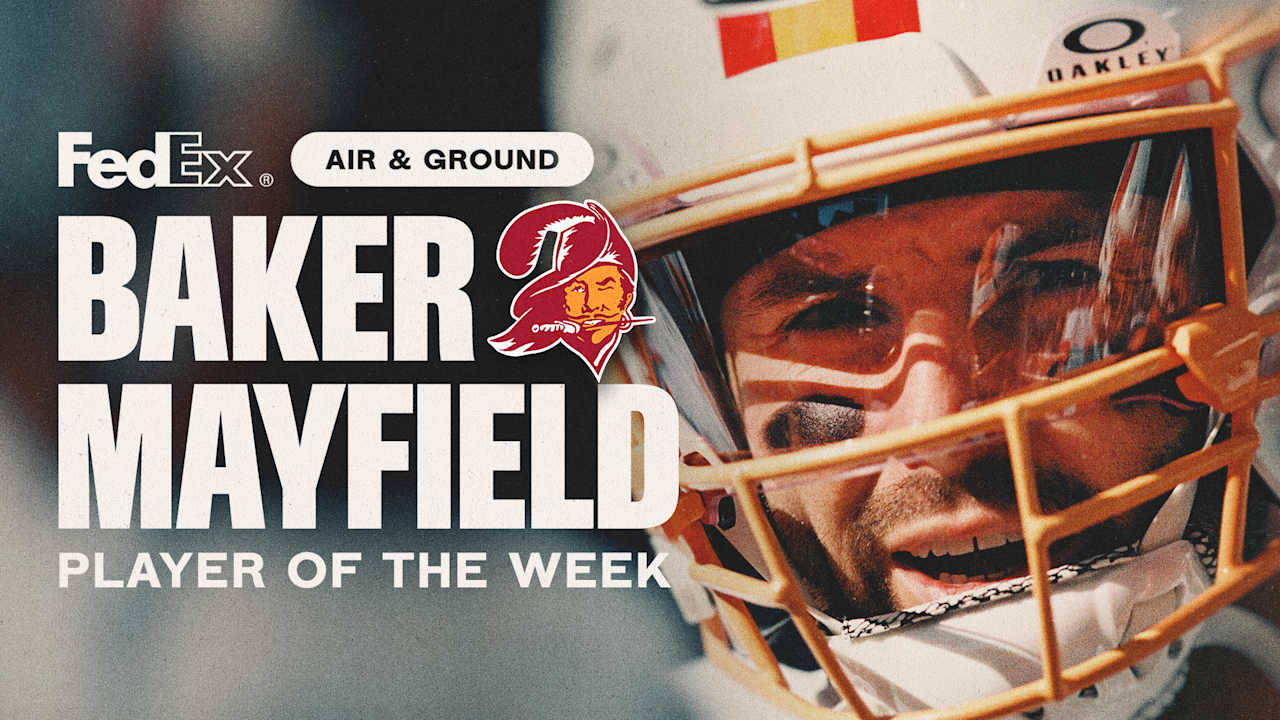 Bucs QB Baker Mayfield Named FedEx Air and Ground Player of the Week