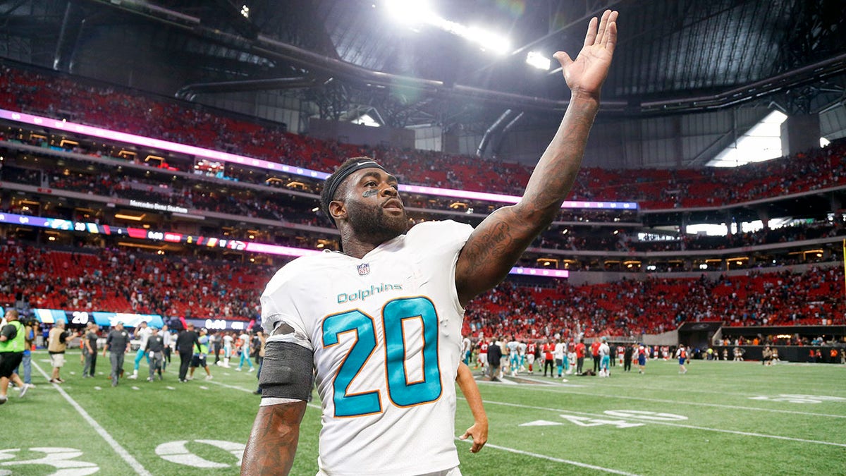 Reshad Jones after a Dolphins game