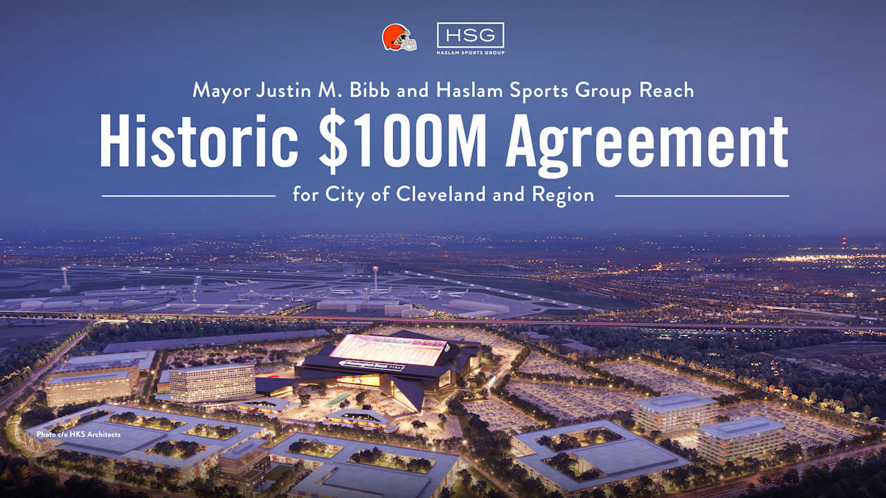 Mayor Bibb and Haslam Sports Group Reach Historic $100M Agreement for the Residents of the City of Cleveland and the Region
