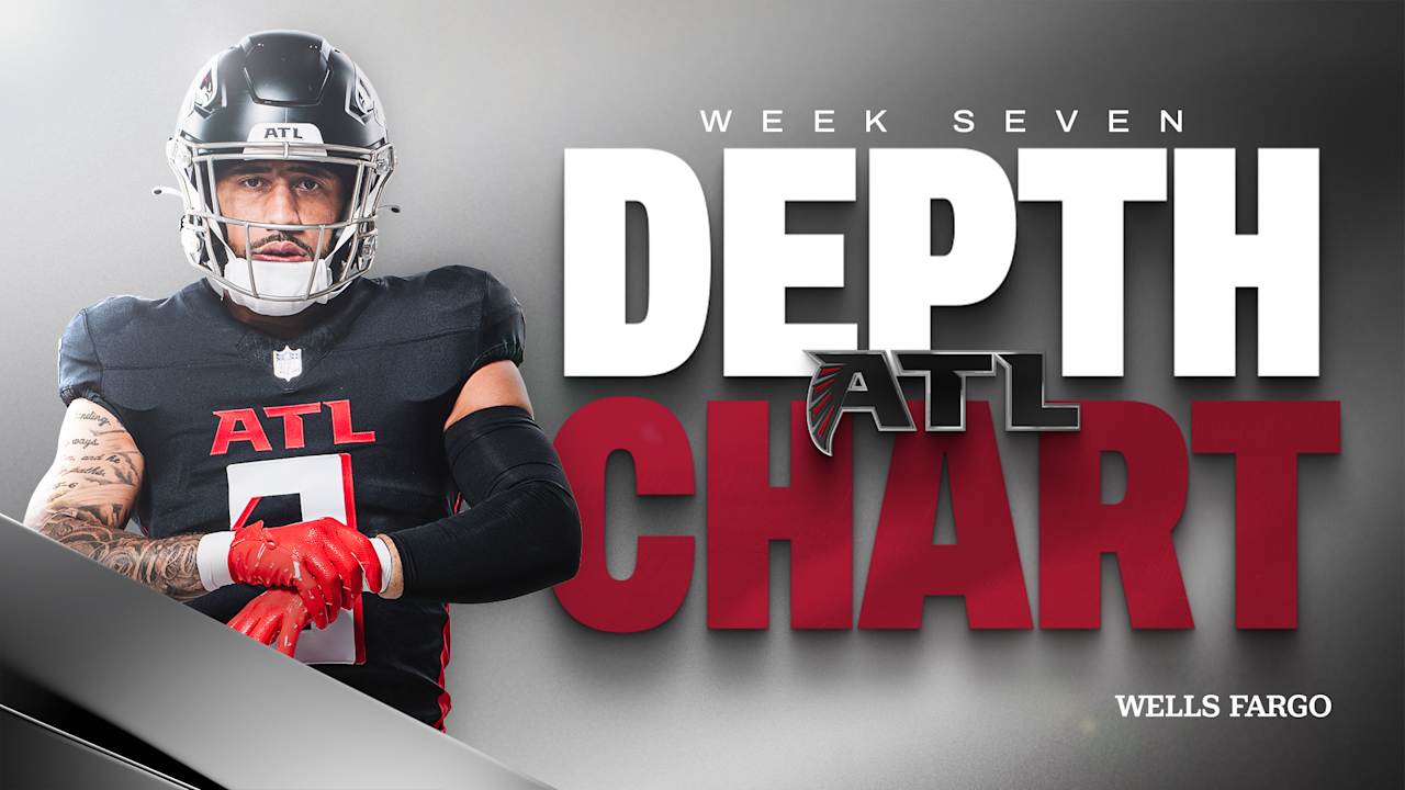 Falcons' Week 7 depth chart released