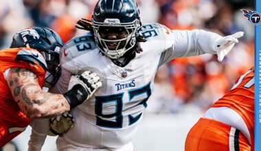 Titans Activate NT T’Vondre Sweat from Injured Reserve