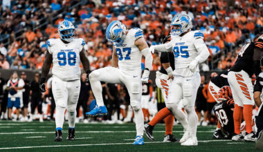 Observations from the Detroit Lions' Week 5 victory over the Cincinnati Bengals