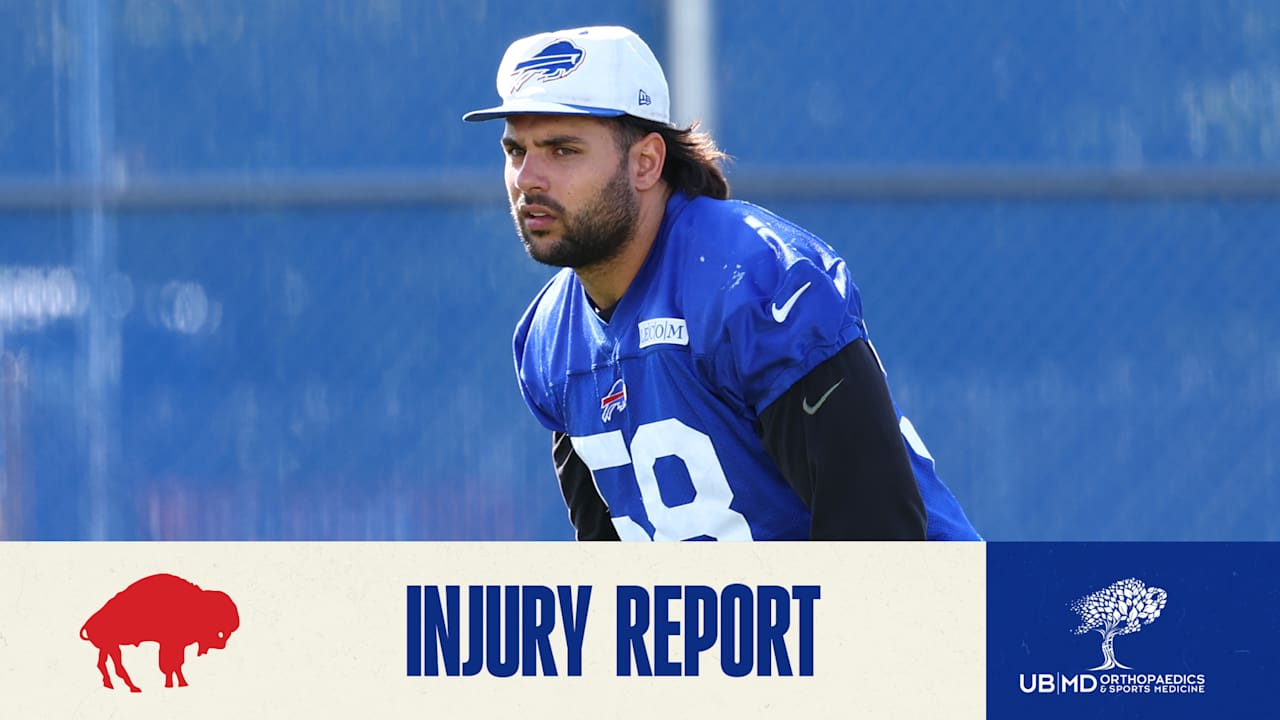Buffalo Bills vs. Atlanta Falcons injury report