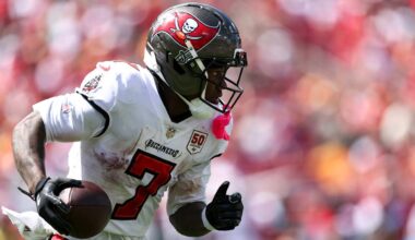 Buccaneers RB Bucky Irving gathering opinions on lower leg injury as Week 5 status is up in air