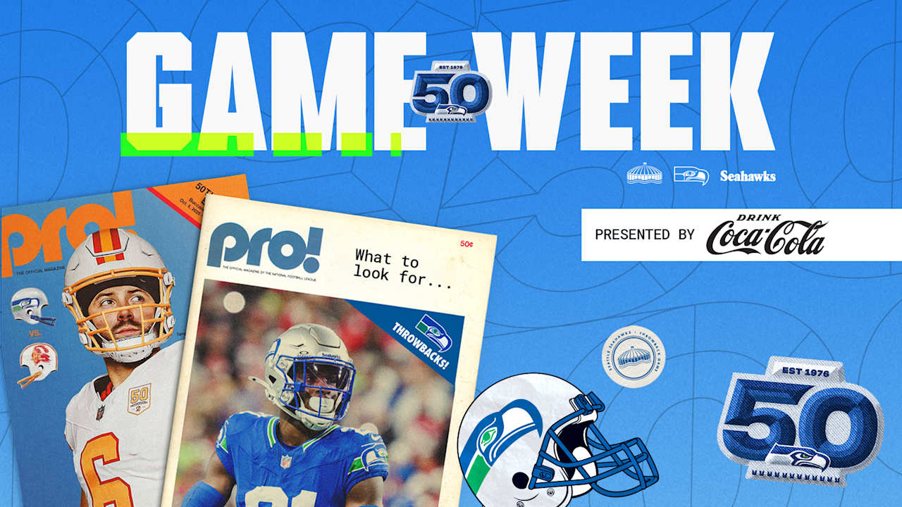 Seahawks To Celebrate 50th Season This Week & On Sunday vs. Tampa Bay Buccaneers  
