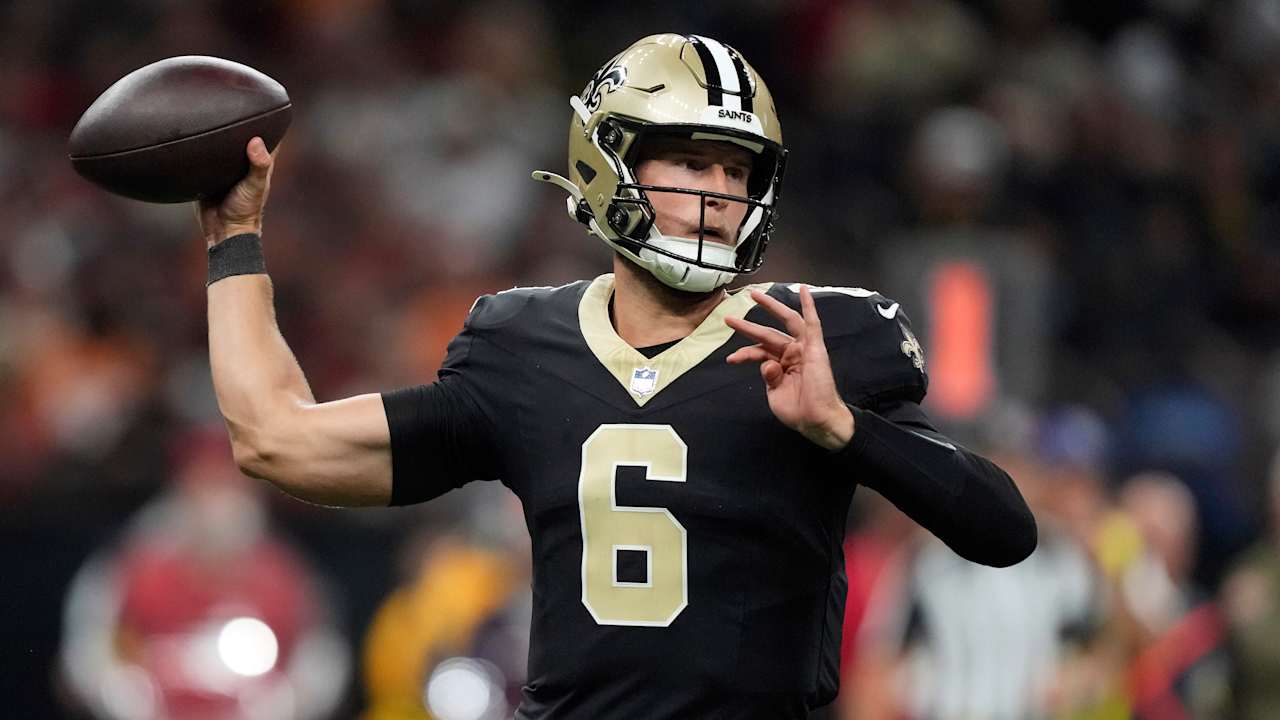 Saints to start rookie QB Tyler Shough over Spencer Rattler vs. Rams in Week 9