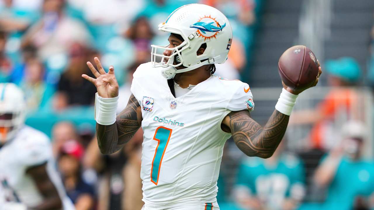 Mike McDaniel says Tua Tagovailoa will be Dolphins' starting QB Week 8