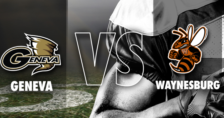 Watch live: Geneva vs. Waynesburg college football live stream