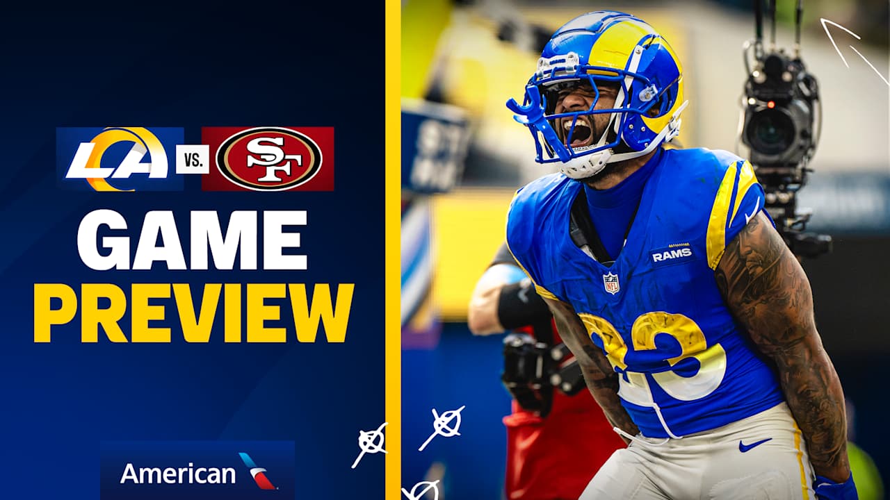SoFi Stadium under the lights: Los Angeles Rams & San Francisco Niners square off on Thursday Night Football