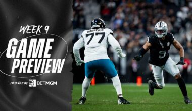 Coming off the bye, Raiders host Jaguars in Week 9