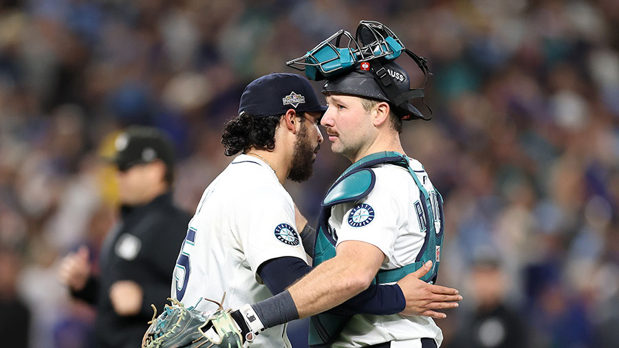 Seattle Mariners Cal Raleigh Andrés Muñoz ALCS...