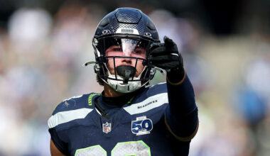 Seattle Seahawks AJ Barner...