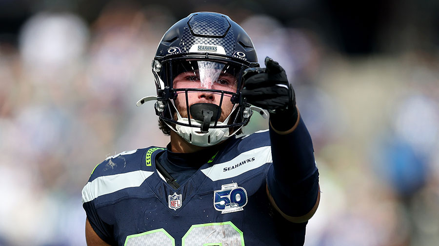 Seattle Seahawks AJ Barner...