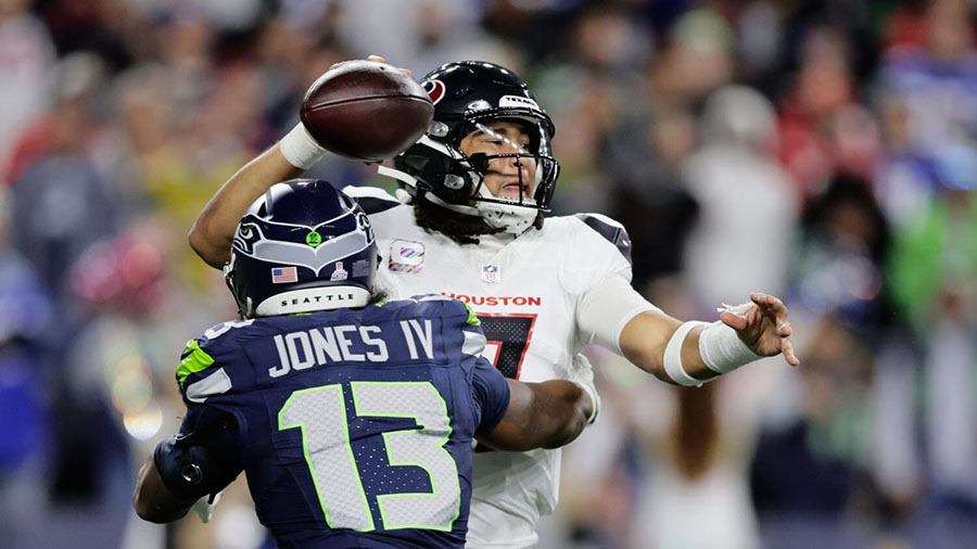 Surging Ernest Jones brings stability to Seattle Seahawks' D