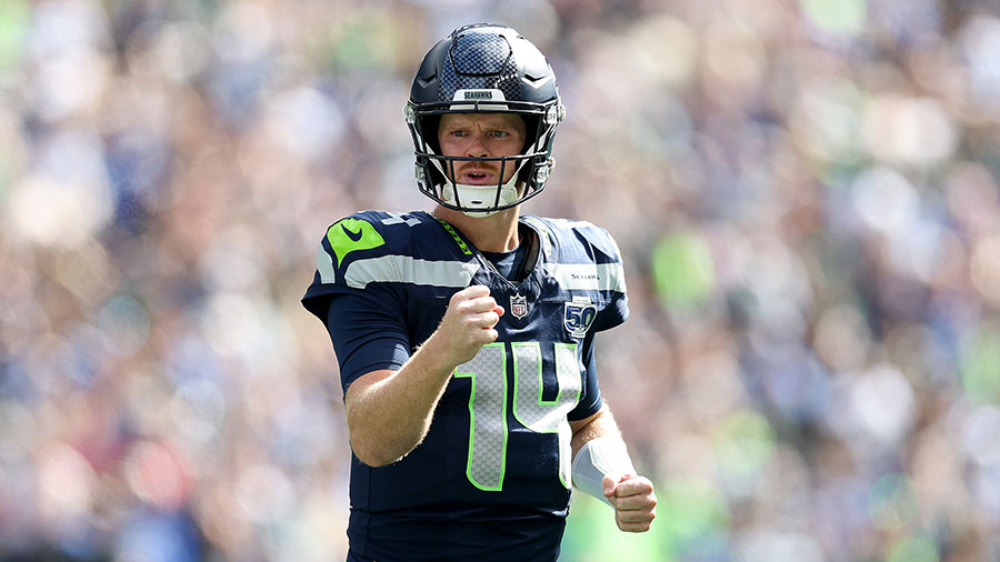 Seattle Seahawks Sam Darnold...