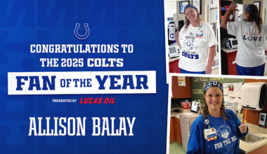 Allison Balay of Indianapolis Named 2025 Colts 'Fan of the Year'