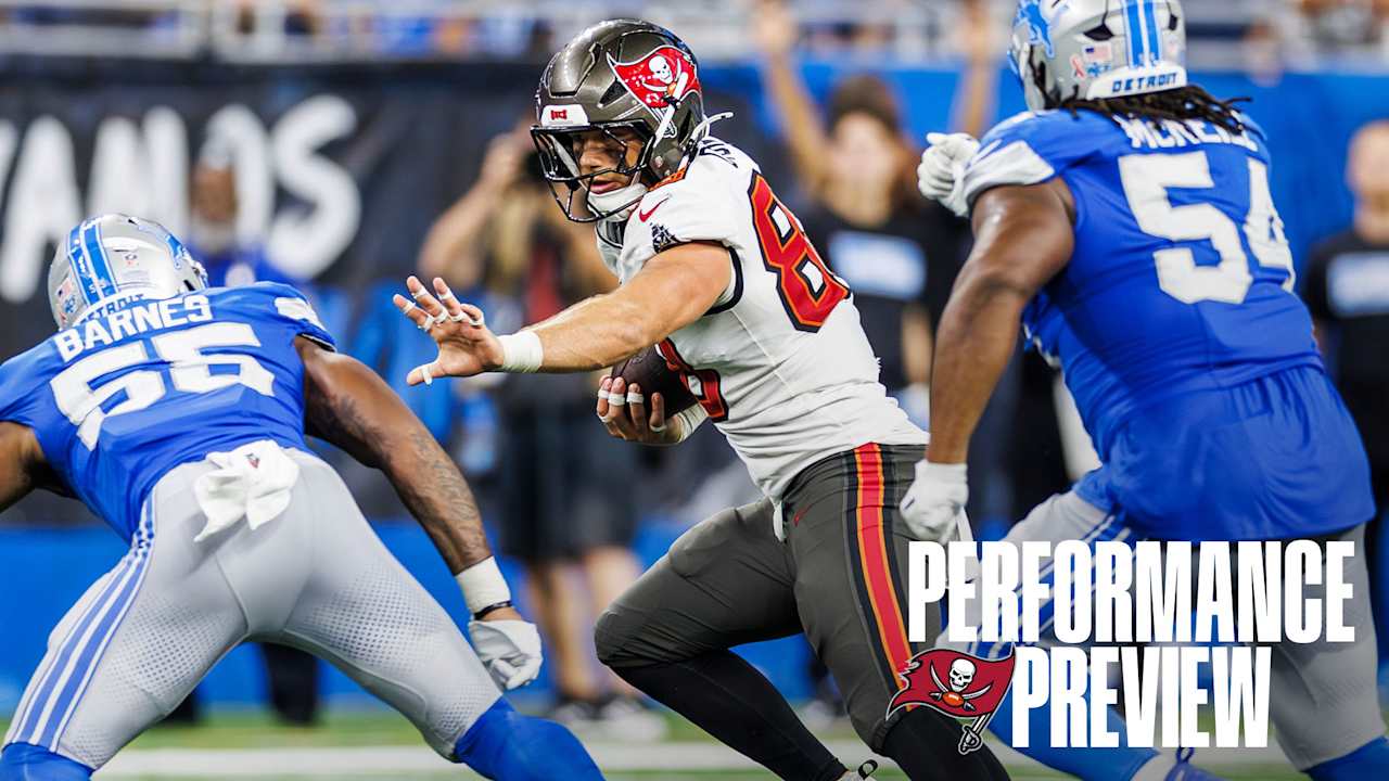 Buccaneers vs. Lions Performance Preview