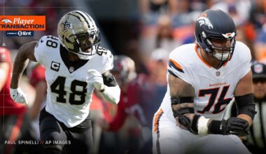 Broncos sign DB J.T. Gray off Ravens’ practice squad, promote G Calvin Throckmorton to active roster