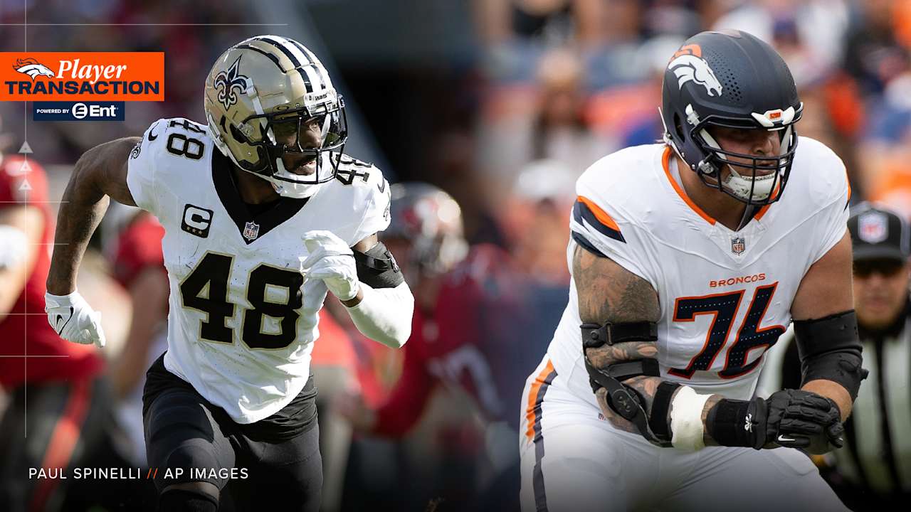 Broncos sign DB J.T. Gray off Ravens’ practice squad, promote G Calvin Throckmorton to active roster