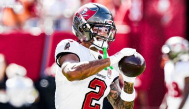 Tampa Bay Buccaneers WR Emeka Egbuka will be game-time decision Monday night